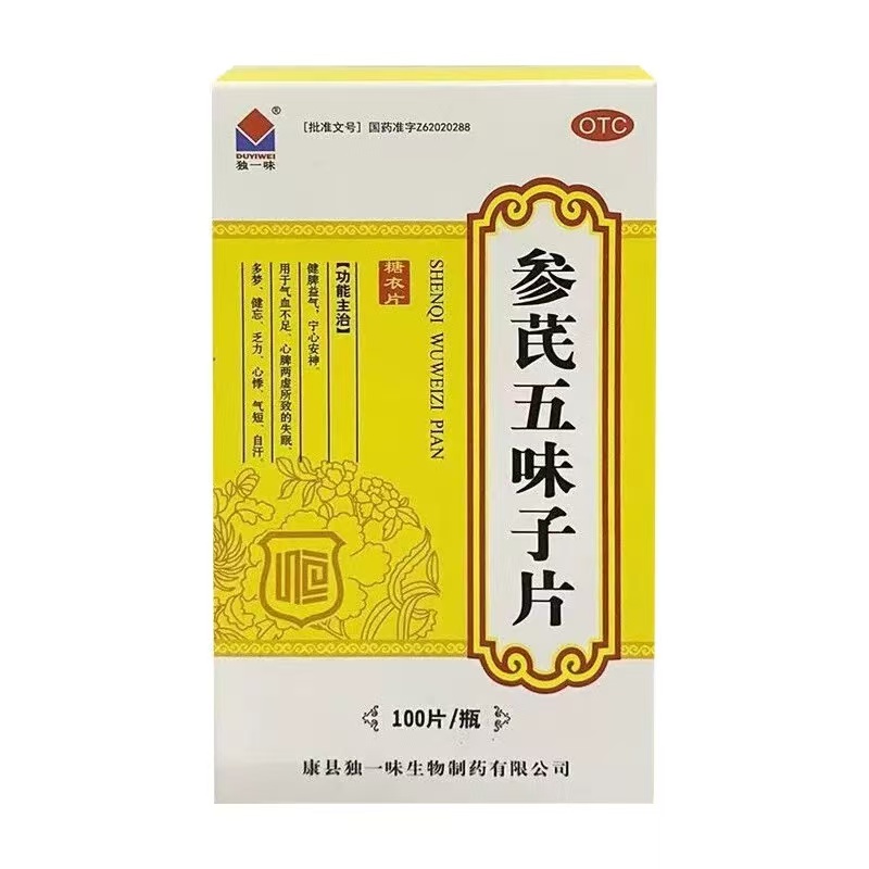 参芪五味子片